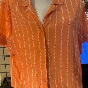 Victoria's Secret light Boxy Button Down Shirt